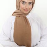 Modal Aerobin Şal Camel Renk