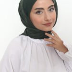 Pamuk Kraş Eşarp Asker Yeşili