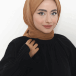 Pamuk Kraş Eşarp Camel