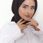 Pamuk Kraş Eşarp Kahverengi