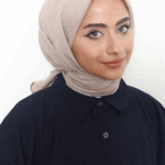 Pamuk Kraş Eşarp Koyu Taş