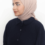 Pamuk Kraş Eşarp Kum Beji