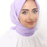 Pamuk Kraş Eşarp Lila