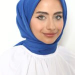 Pamuk Kraş Eşarp Saks