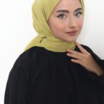 Pamuk Kraş Eşarp Yağ Yeşili