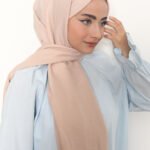 Pamuk Kraş Şal Vanilya