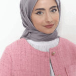 Kristal Eşarp Açık Gri