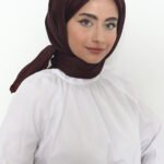 Kristal Eşarp Bordo