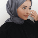 Kristal Eşarp Gümüş