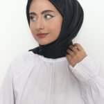 Kristal Eşarp Siyah