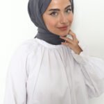 Pamuk Kraş Şal Antrasit