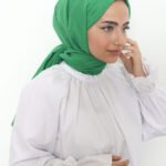 Pamuk Kraş Şal Benetton