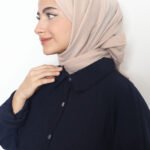 Pamuk Kraş Şal Cappucino