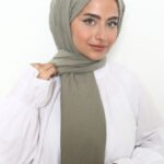 Pamuk Kraş Şal Küf Yeşili