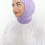 Pamuk Kraş Şal Lila