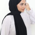 Pamuk Kraş Şal Siyah