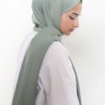 Pamuk Kraş Şal Su Yeşili