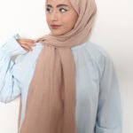 Pamuk Kraş Şal Sütlü Kahve