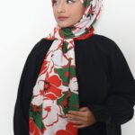 Soft Pamuk Şal Çiçek Desenli 6