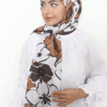 Soft Pamuk Şal Çiçek Desenli 8