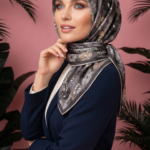 Zeren Pamuk Eşarp Acı Kahve