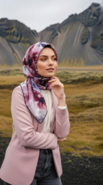 Zeren Pamuk Eşarp Beyaz