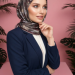 Zeren Pamuk Eşarp Bordo