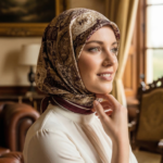 Zeren Pamuk Eşarp Bordo