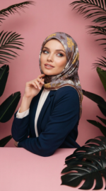 Zeren Pamuk Eşarp Bronz