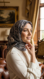 Zeren Pamuk Eşarp Gri