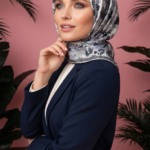 Zeren Pamuk Eşarp Gri