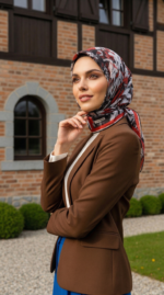 Zeren Pamuk Eşarp Kırmızı