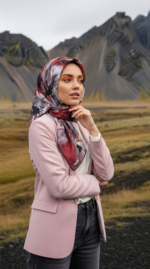 Zeren Pamuk Eşarp Kırmızı