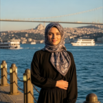 Zeren Pamuk Eşarp Koyu Kahve