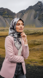 Zeren Pamuk Eşarp Krem