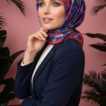 Zeren Pamuk Eşarp Laci Kırmızı