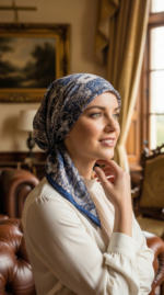 Zeren Pamuk Eşarp Lacivert