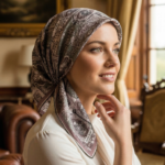 Zeren Pamuk Eşarp Nar Kabuğu