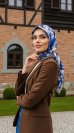 Zeren Pamuk Eşarp Saks