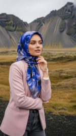 Zeren Pamuk Eşarp Saks