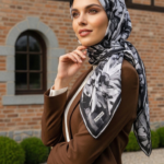 Zeren Pamuk Eşarp Siyah