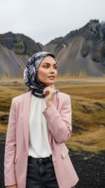 Zeren Pamuk Eşarp Siyah