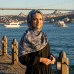 Zeren Pamuk Eşarp Taş