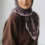 Zeren İnci Işıltısı Eşarp Bordo