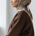 Zeren İnci Işıltısı Eşarp Camel