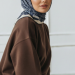 Zeren İnci Işıltısı Eşarp Lacivert