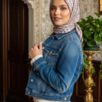 Zeren İnci Işıltısı Eşarp Pudra