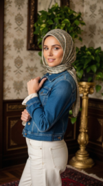 Zeren İnci Işıltısı Eşarp Yeşil